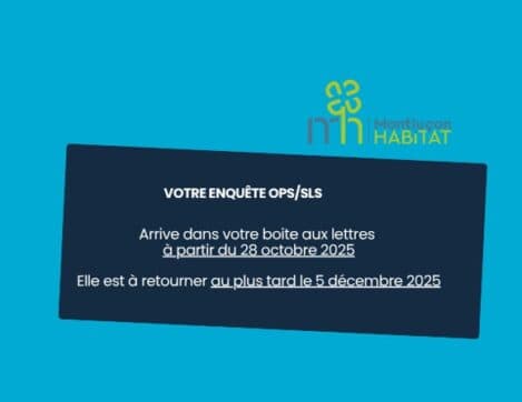 Enquête OPS et SLS 2025 : Montluçon Habitat vous informe