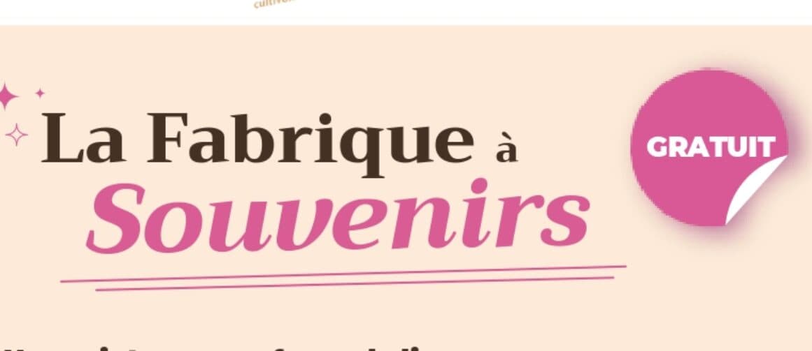 Renforcez les liens avec votre enfant grâce aux ateliers « La Fabrique à Souvenirs »